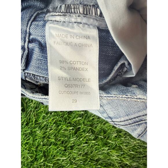 GUESS Women’s Bootcut Jeans Light Wash Stretch Mid Rise Sz 29 5 Pocket Y2K Denim - Picture 4 of 10